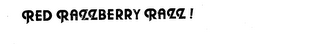RED RAZZBERRY RAZZ! logo