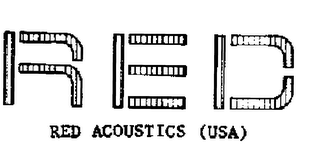 RED RED ACOUSTICS (USA) logo