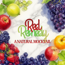 RED REMEDY A NATURAL MOCKTAIL logo