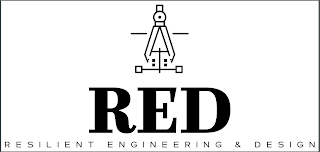 RED RESILIENT ENGINEERING & DESIGN logo