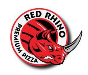 RED RHINO PREMIUM PIZZA logo
