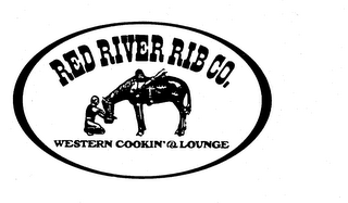 RED RIVER RIB CO. WESTERN COOKIN' & LOUNGE logo