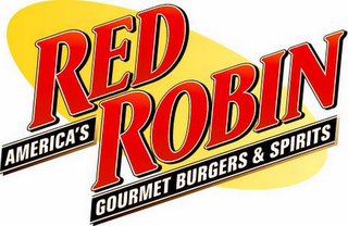 RED ROBIN AMERICA'S GOURMET BURGERS & SPIRITS logo