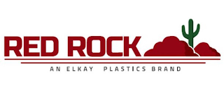 RED ROCK AN ELKAY PLASTICS BAND logo