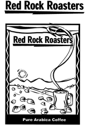 RED ROCK ROASTERS PURE ARABICA COFFEE logo