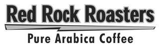 RED ROCK ROASTERS PURE ARABICA COFFEE logo