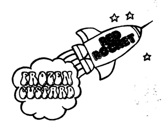 RED ROCKET FROZEN CUSTARD logo