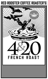 RED ROOSTER COFFEE ROASTER'S 4&20 FRENCH ROAST logo