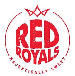 RED ROYALS MAJESTICALLY SWEET logo