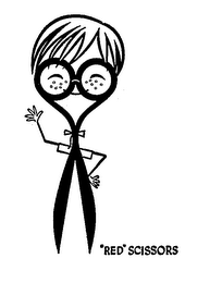 "RED" SCISSORS logo