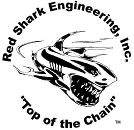 RED SHARK ENGINEERING, INC. TOP OF THE CHAIN logo