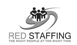 RED STAFFING, THE RIGHT PEOPLE AT THE RIGHT TIME logo