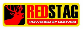 RED STAG POWERED BY CORVEN logo