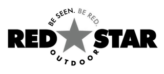 RED STAR BE SEEN. BE RED OUTDOOR logo