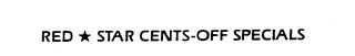 RED STAR CENTS-OFF SPECIALS logo