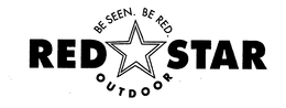 RED STAR OUTDOOR BE SEEN.BE RED logo