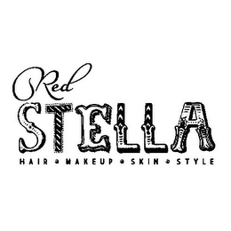RED STELLA HAIR · MAKEUP · SKIN · STYLE logo