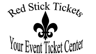 RED STICK TICKETS YOUR EVENT TICKET CENTER logo