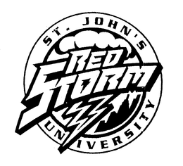 RED STORM ST. JOHN'S UNIVERSITY logo