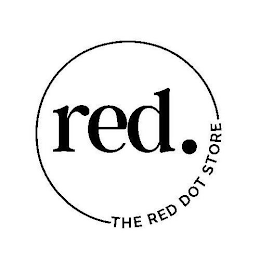 RED. THE RED DOT STORE logo
