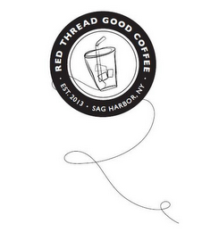 RED THREAD GOOD COFFEE · EST. 2013 · SAG HARBOR, NY · logo