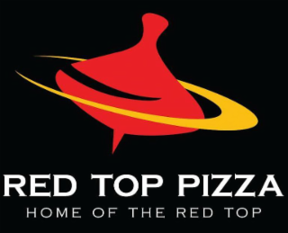 RED TOP PIZZA HOME OF THE RED TOP logo