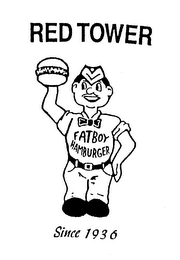 RED TOWER FATBOY HAMBURGER SINCE 1936 logo
