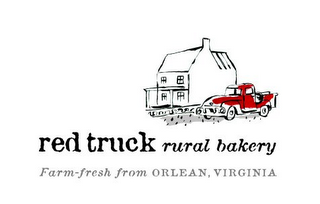 RED TRUCK RURAL BAKERY FARM-FRESH FROM ORLEAN, VIRGINIA logo