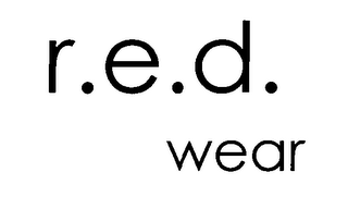 R.E.D. WEAR logo