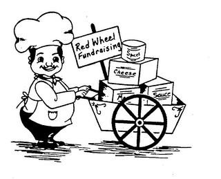 RED WHEEL FUNDRAISING SPICES CHEESE MEAT SAUCE logo