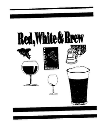 RED, WHITE & BREW logo