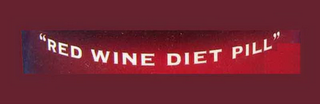 "RED WINE DIET PILL" logo