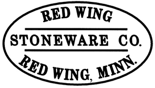 RED WING STONEWARE CO. RED WING, MINN. logo
