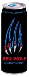 RED WOLF ENERGY DRINK logo