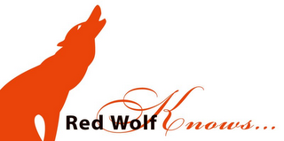 RED WOLF KNOWS... logo