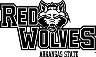 RED WOLVES ARKANSAS STATE logo