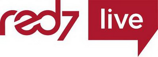 RED7 LIVE logo