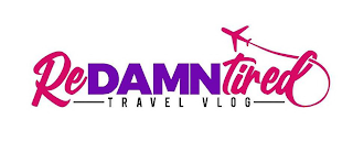 REDAMNTIRED TRAVEL VLOG logo