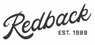 REDBACK EST. 1989 logo