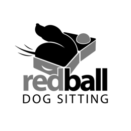 REDBALL DOG SITTING logo