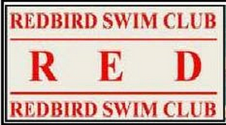 REDBIRD SWIM CLUB RED REDBIRD SWIM CLUB logo
