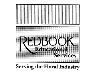REDBOOK EDUCATIONAL SERVICES SERVING THE FLORAL INDUSTRY logo