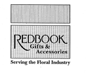 REDBOOK GIFTS & ACCESSORIES SERVING THE FLORAL INDUSTRY logo