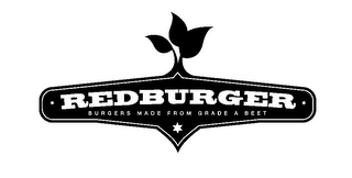 REDBURGER BURGERS MADE FROM GRADE A BEET logo