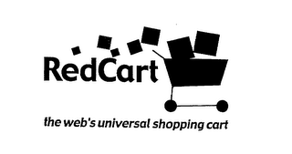 REDCART THE WEB'S UNVERSIAL SHOPPING CART logo