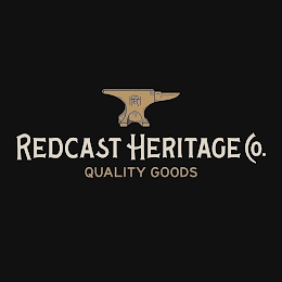 REDCAST HERITAGE CO. QUALITY GOODS RHC logo