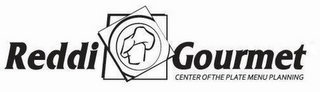 REDDI GOURMET CENTER OF THE PLATE MENU PLANNING logo