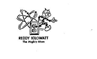 REDDY KILOWATT THE MIGHTY ATOM logo