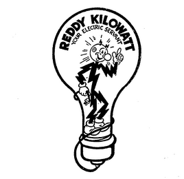 REDDY KILOWATT YOUR ELECTRIC SERVANT logo