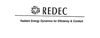 REDEC RADIANT ENERGY DYNAMICS FOR EFFICIENCY & COMFORT logo